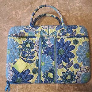 NWT Vera Bradley Laptop Portfolio Doodle Daisy